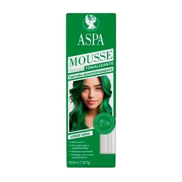 15994 - Mousse Tonalizante Verde Hera 150ml Aspa